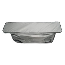 Inflatable Boat Storage Bag with Padded Seat, Gray, 85x22cm, Waterproof Material, Durable Design for Easy Transport
