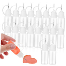 20Pcs Precision Glue Applicator Bottles for Easy Control in DIY Craft Projects, Squeeze Design for Gluing and Repairs