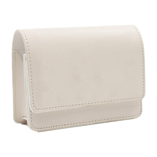 Golf Rangefinder Case - Compact Shockproof Soft Shell Carrying Bag with Zipper Closure for Golf Range Finder Protection White