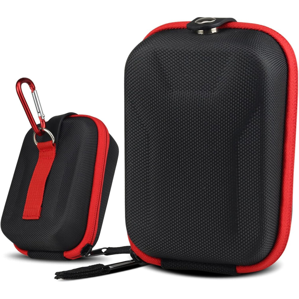 Golf Rangefinder Case EVA Hard Cover Portable Bag with Magnetic Buckle for 127x90x53MM Golf Rangefinders Red Black-image-OPC-PKB2D8V-NEW
