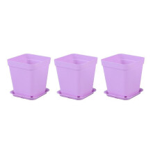 6pcs Plastic Flower Pots