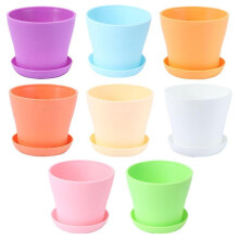8pcs Plastic Planter Pots