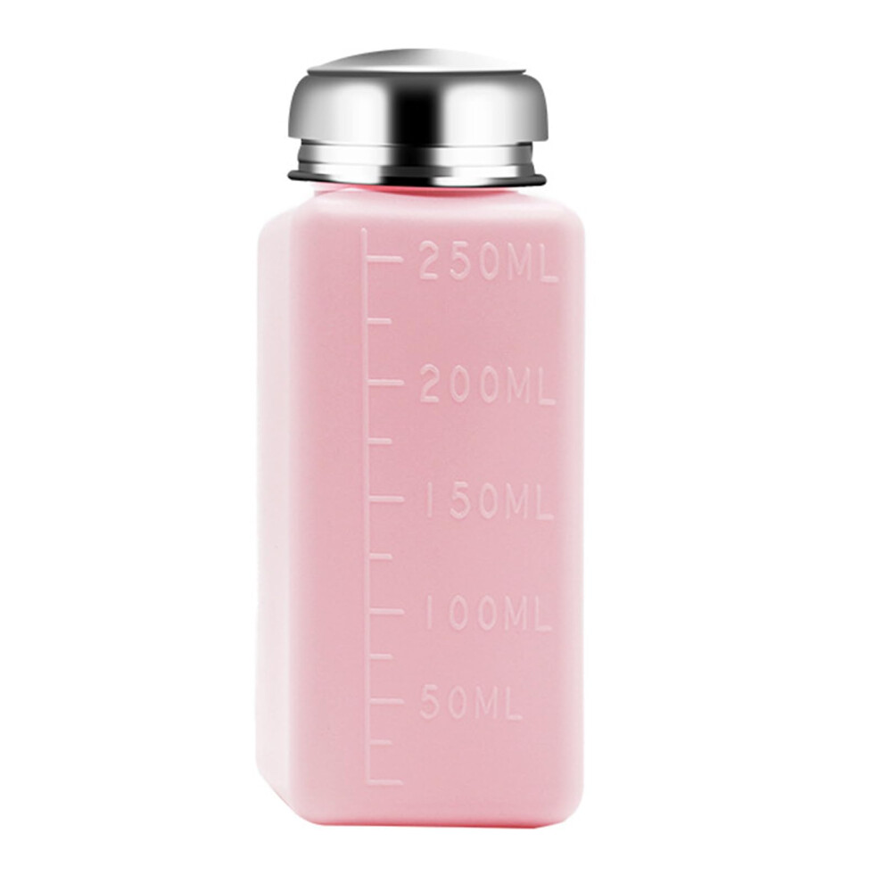 Liquid Dispenser Pumping Bottle 100-250ml Stainless Steel Press Head for Nail Polish Remover and Liquid Storage-image-OPC-PKB2DJQ-NEW