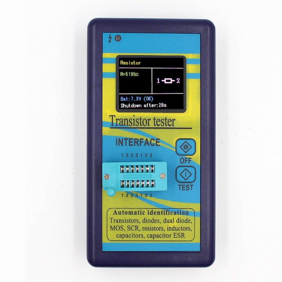 M328 Transistor Tester With 128X160 Tft Color Display, Automatic Pin Detection, Lcr Component Testing 6447073339554