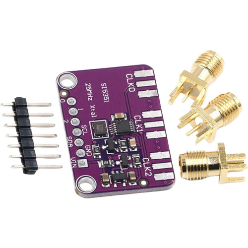 Board Module with 3 Output Channels 8KHz-160MHz for I2C Signal Generator Microcontroller - Programmable, High-Performance 1