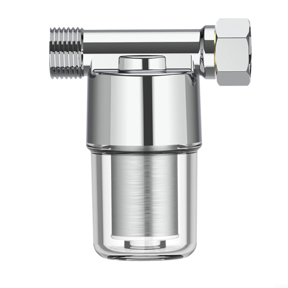 Water Heater Pre-Filter Copper Shower Head Filter Stainless Steel Mesh Transparent Housing For Home Bathroom Tap Filtration 6447073339776