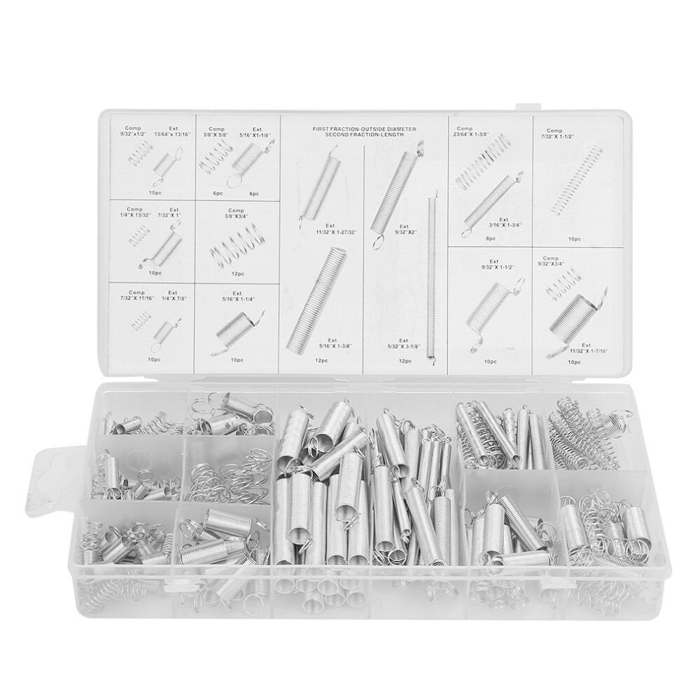 200pcs/Set 20 Sizes Extension Tension Compression