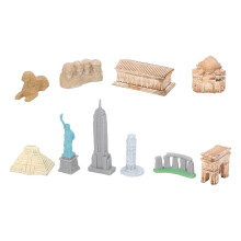 World City Miniatures Set - Educational Ancient Building Models for Kids, Cultural Learning Toys, Perfect for Parties and Activities