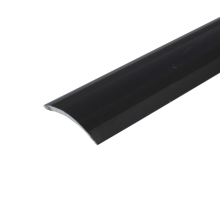 (3.0m, Black) A48 41mm Anodised Aluminium Self Adhesive Door Threshold Ramp Profile