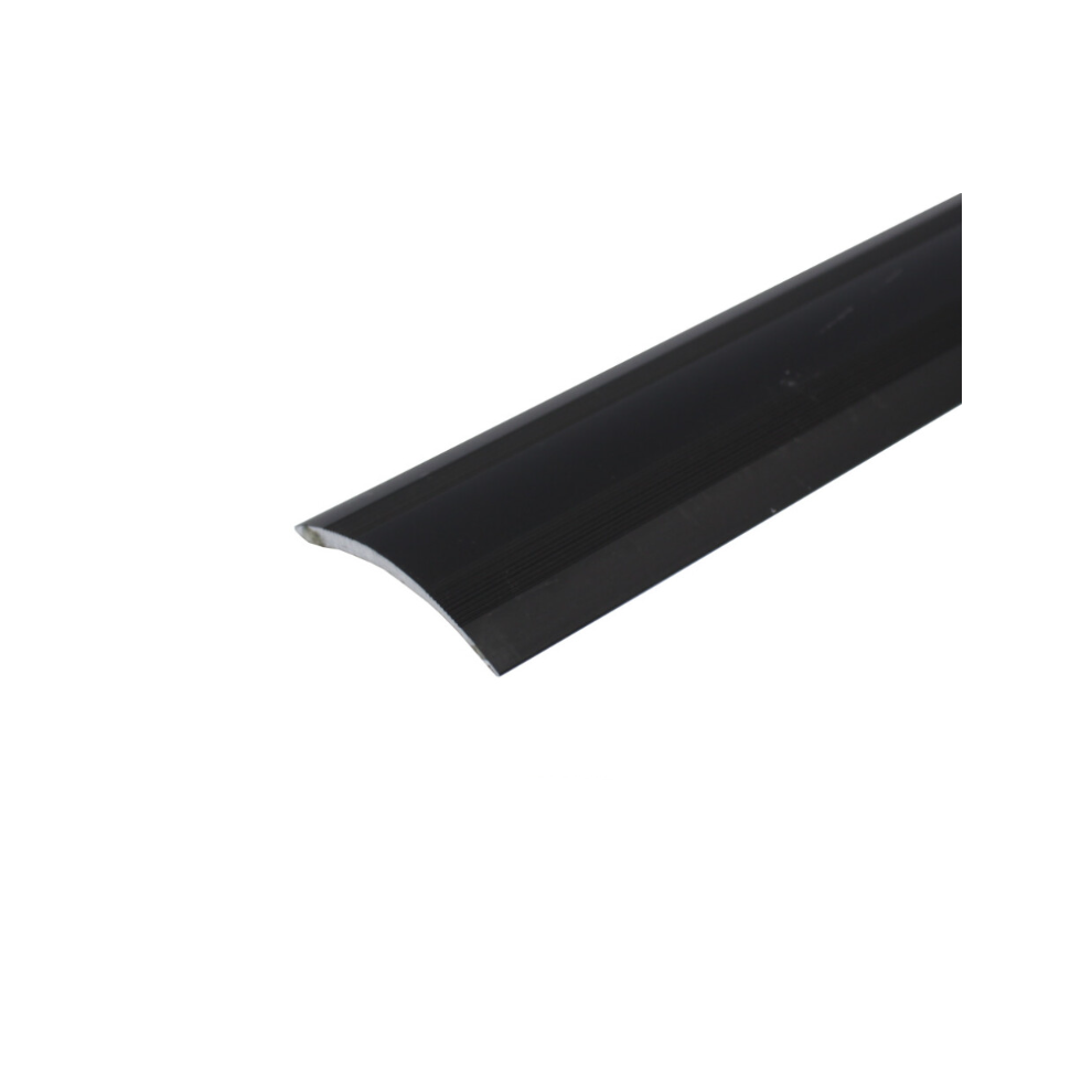 (3.0m, Black) A48 41mm Anodised Aluminium Self Adhesive Door Threshold Ramp Profile