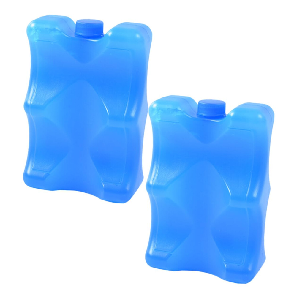 2pcs Portable Breastmilk Cooler Ice Packs - Durable Freezer Bags for Breastfeeding, Milk Storage, Travel & Insulated Use