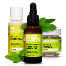 Uncle Harry's Natuurlijke Remineralisatiekit met Tandenbleken - 3 Producten voor Versterking en Glans