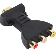 Convertisseur audio-HDMI vers vidéo RVB pour convertisseur de composants RCA Adaptateur de synchronisation audio et vidéo 1080P