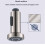 Tête de robinet de cuisine à 2 modes, 1 pièce, G1/2", brossée 5