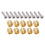 10 Pair/set Bicycle Oil Needle Olive Head Set 9
