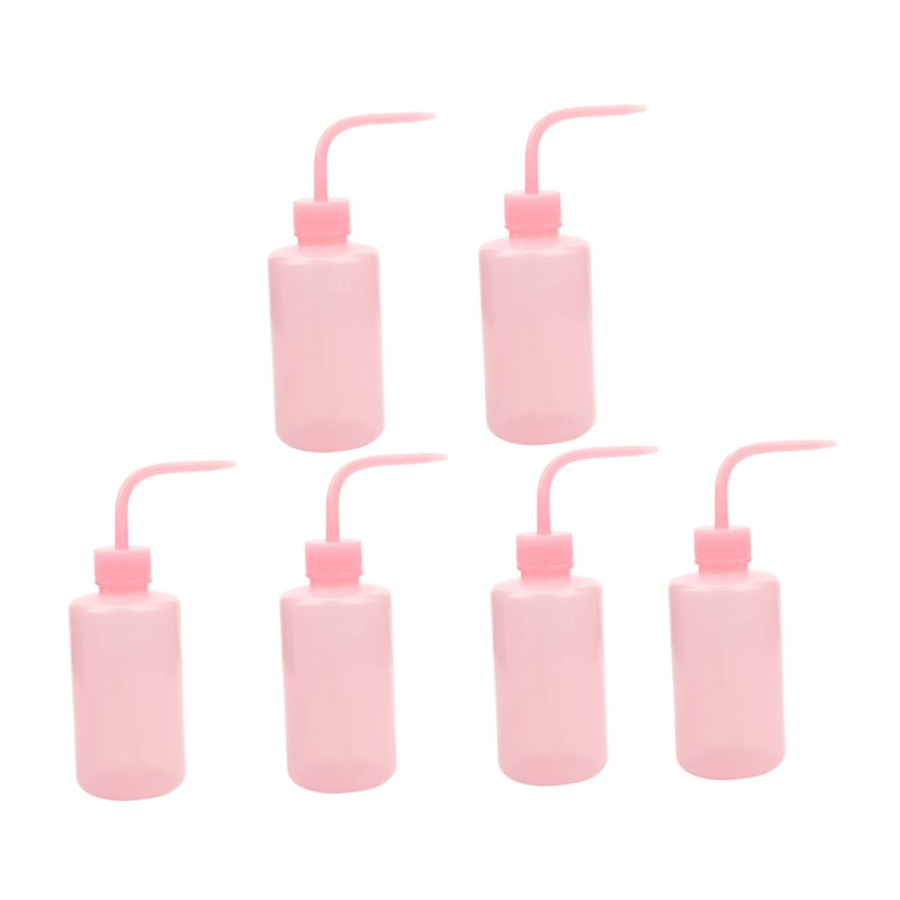 6Pcs Leak Eyelash Cleaning Squeeze Bottles Multi-Function Plastic Dispensers for Watering Crafting Beauty Applications