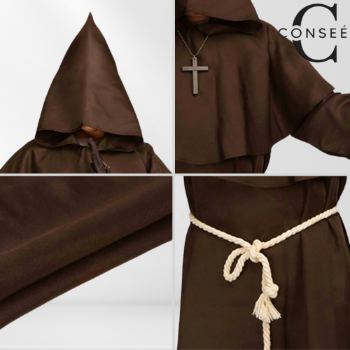 Halloween-munkekostume til voksne 2