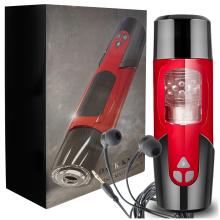 Masturbateur masculin automatique avec stimulation par rotation et par poussée, gadget sexuel