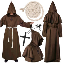 Halloween-munkekostume til voksne