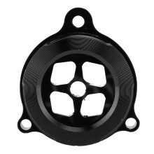 Clear Engine Oil Filter Cover Aluminium Alloy CNC