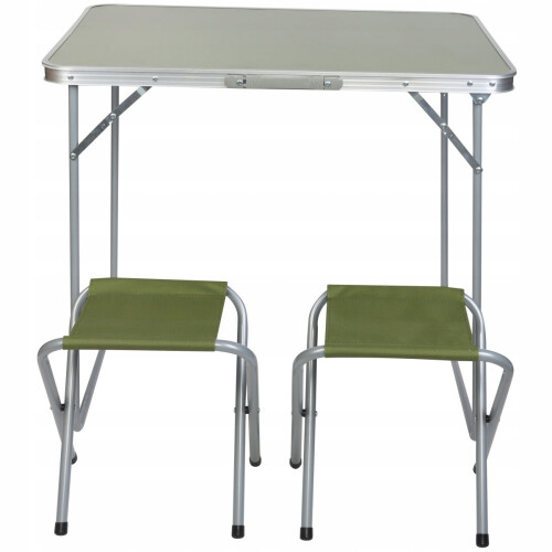 SAMLET CAMPINGBORD + 2 STOLE 1
