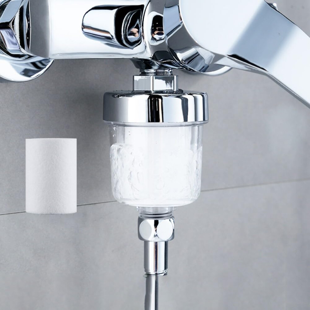 Pp Cotton Water Filter Element For Shower Heads, 2Pcs White, Removes Sand And Impurities, Compatible With Standard Fixtures 6447073341427