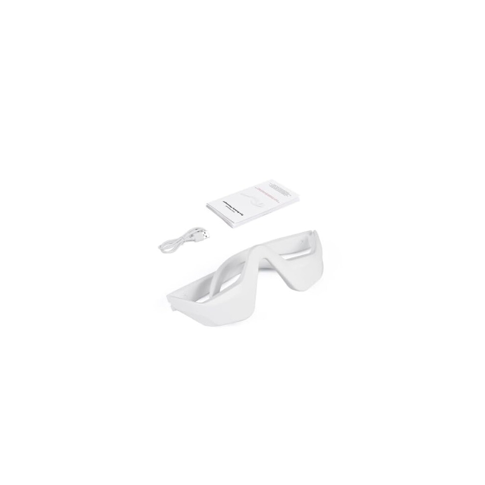 Red/Light Under Eye Therapy Glasses With Microcurrent, Led Eye Mask For Treatment Of Bags, Dark Circles, And Puffiness