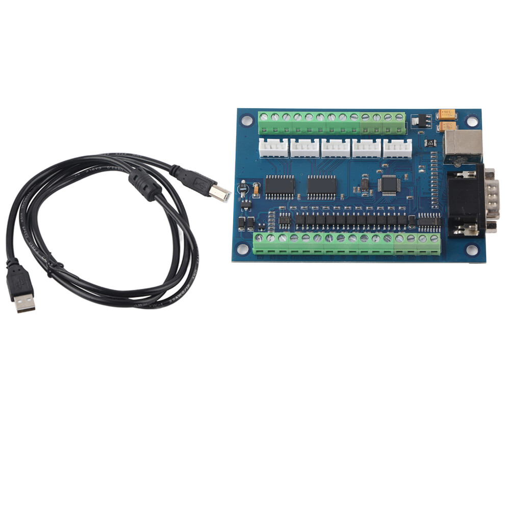 USB 5 Axis 100KHz Motion Controller Card Board for
