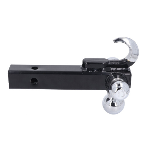 Trailer Hitch Triball Mount with Hook Stainless 2
