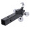 Trailer Hitch Triball Mount with Hook Stainless 1