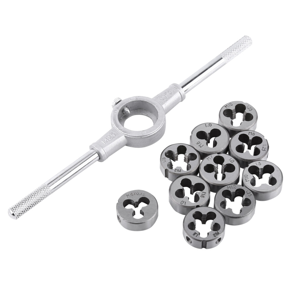 11PCS/Set Screw & Die External Thread Cutting