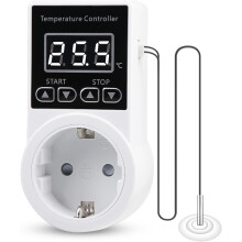 Verwarmingsthermostaat met NTC-sonde voor verwarmingstoestellen Digitale thermostaataansluiting voor kaskoeling