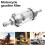 2x Benzinfilter Universal Motorrad 8mm Metall Glasfilter Kraftstofffilter DE 4