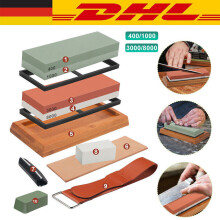 Schleifstein-Set, Schärfstein, Wetzstein 400 1000 3000 8000# Messerschärfer Profi