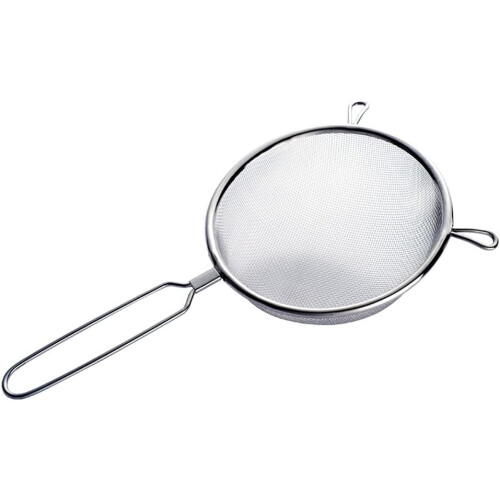 Filter – Mikroperforiertes Sieb – Reis-, Pasta-, Nudeln-, Gemüsefilter – Edelstahl – 20 cm.