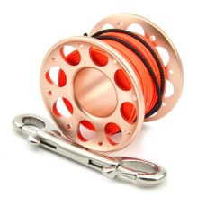 User Friendly Diving Reel 15m Pink with 316 Stainless Steel Hook and Smooth Operation for Underwater Adventures