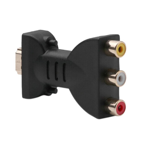 Αρσενικό HDMI σε 3 RCA θηλυκό Σύνθετο AV Audio Video Adapter Μετατροπέας TV 2