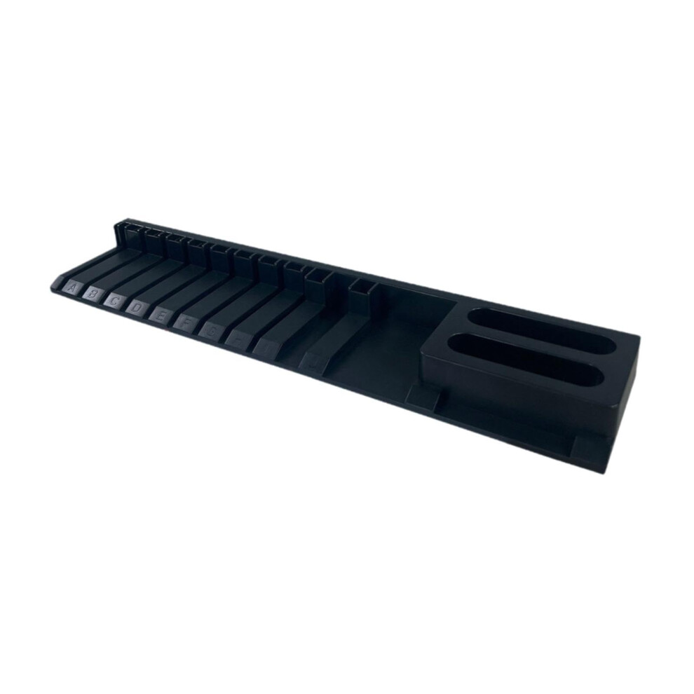 Model Parts Organizer Rack For Tool Display And Storage, Multi-Compartment, 32.5X7x2.5cm Durable Design 6038364062208