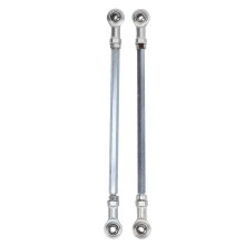 1 Pair ATV Tie Rods Kits 280mm Steel Alloy Silver