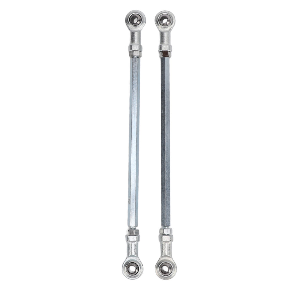 1 Pair Atv Tie Rods Kits 280Mm Steel Alloy Silver 8320539765921