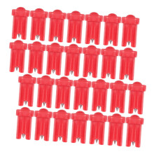 100pcs Eyelash Glue Bottle Tips Precision Applicator Needles for Eyelash Extensions Durable Anti-Blocking Design