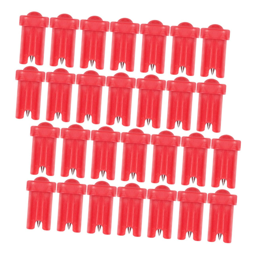 100pcs Eyelash Glue Bottle Tips Precision Applicator Needles for Eyelash Extensions Durable Anti-Blocking Design