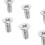 8Pcs Brake Disc Rotor Retaining Screw 14