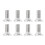 8Pcs Brake Disc Rotor Retaining Screw 9