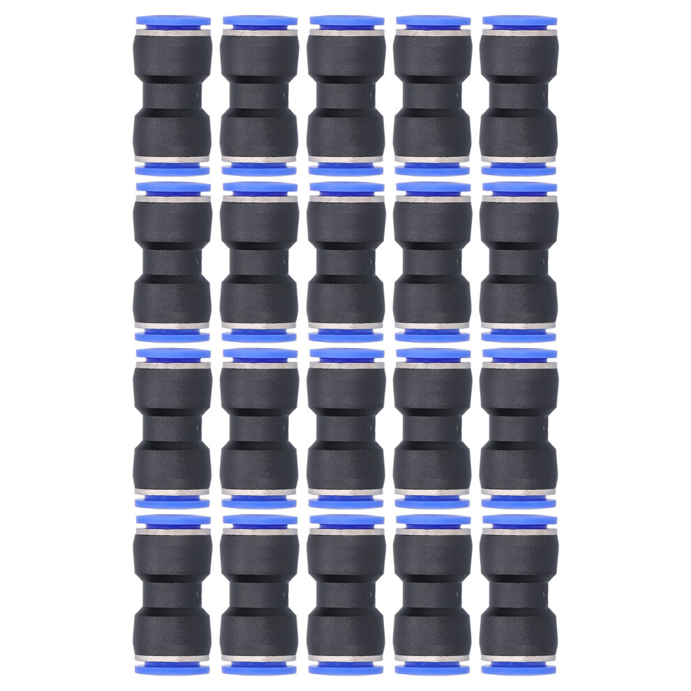 20Pcs Pneumatic Reducing Connector Straight Push