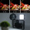 Mobile Phone Video Stabilizer Set with 49 LED Light & Microphone, Black 9