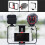 Mobile Phone Video Stabilizer Set with 49 LED Light & Microphone, Black 14