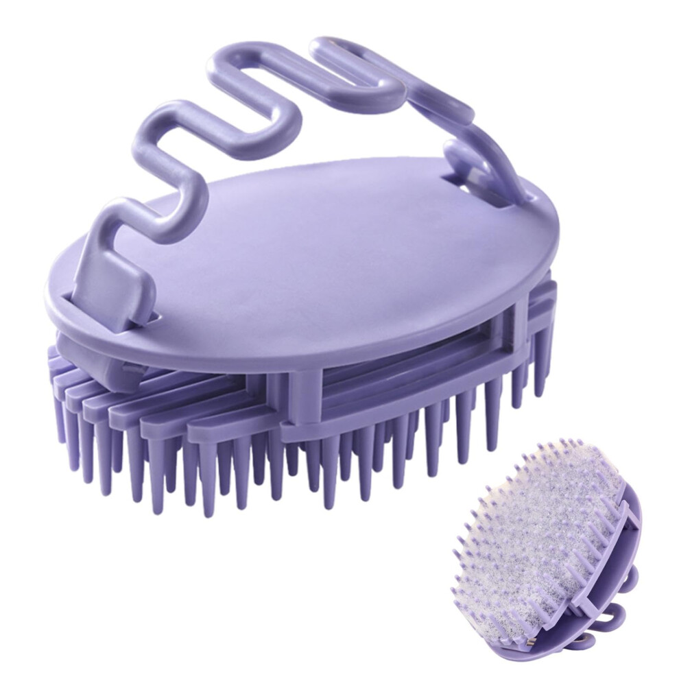 Scalp Massage Brush for Wet and Dry Hair, Waterproof Hair Scrubber with Soft Bristles for Shampooing and Scalp Care