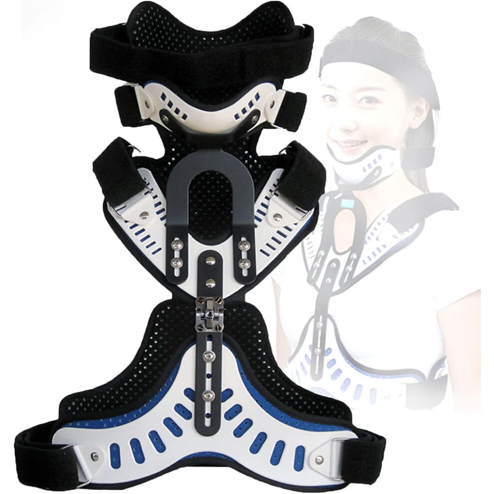 Light Cervical Thoracic Halo Brace Adjustable Orthosis For Neck And Chest Support Post-Surgery Rehabilitation