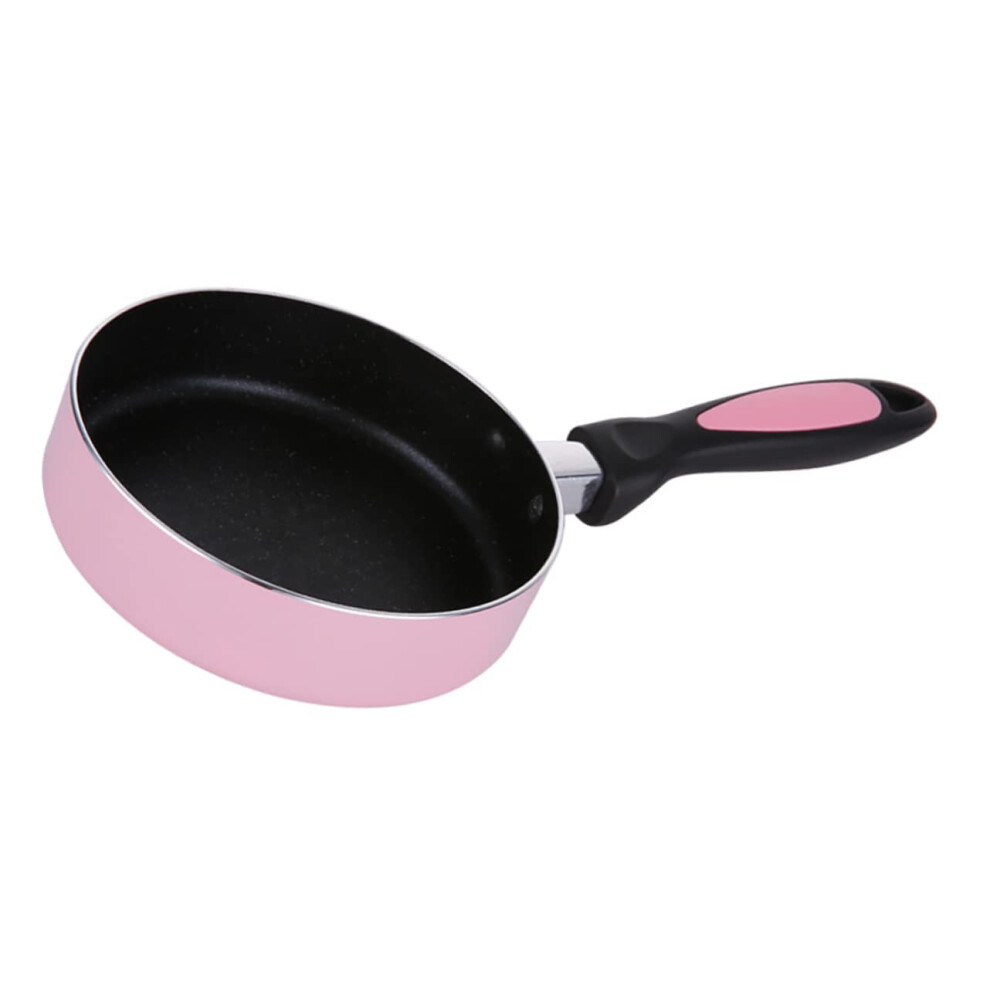 Induction Cooker Mini Frying Pan Pink Non-Stick Smooth Surface Compatible with Gas and Electric Stoves-image-OPC-PKB5Q9G-NEW